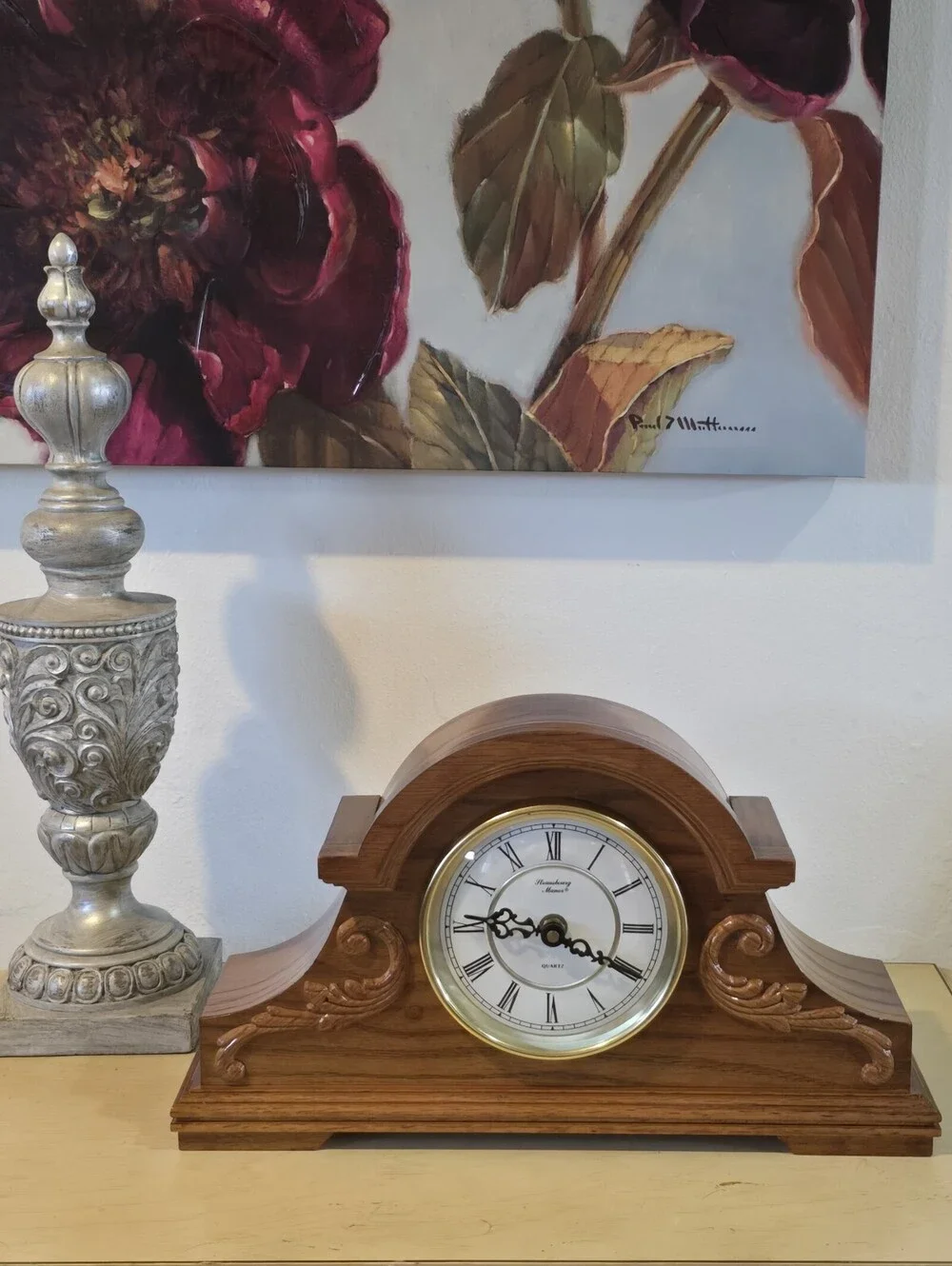 Strasbourg Manor Quartz Chiming Mantel Clock Quarter Hour Westminster Mint Works